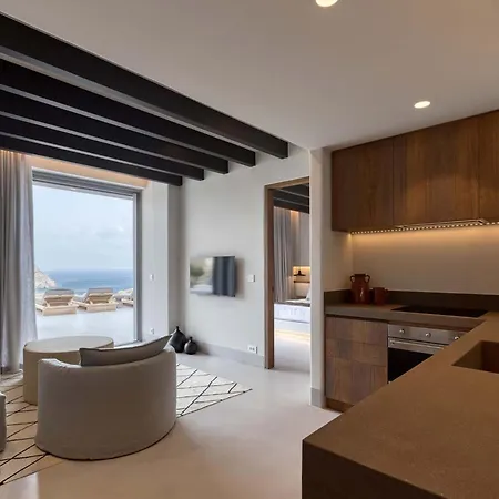 Astounding Mykonos 6 Bedrooms Brandy Private Infinity Pool فيلة