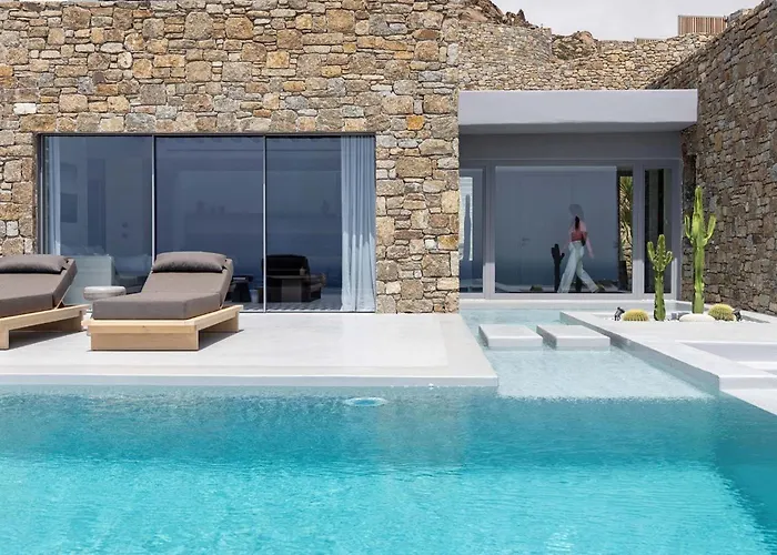 Astounding Mykonos 6 Bedrooms Brandy Private Infinity Pool Villa *