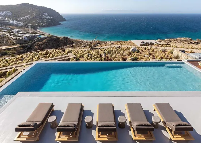 빌라 Astounding Mykonos 6 Bedrooms Brandy Private Infinity Pool