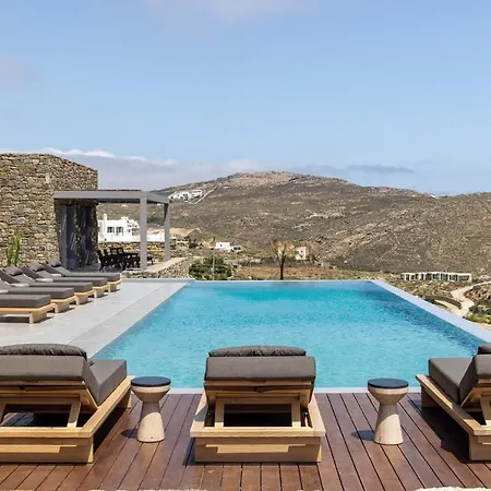 Astounding Mykonos 6 Bedrooms Brandy Private Infinity Pool Stunning Sea Views Elia *
