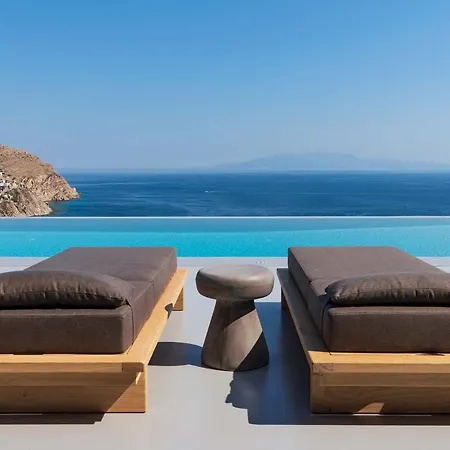 Villa Astounding Mykonos 6 Bedrooms Brandy Private Infinity Pool Stunning Sea Views Elia *