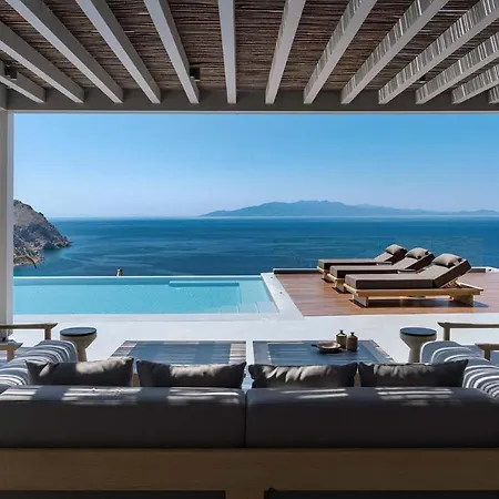 Astounding Mykonos 6 Bedrooms Brandy Private Infinity Pool Stunning Sea Views Elia * Elia (Mykonos)