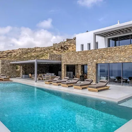 Astounding Mykonos 6 Bedrooms Brandy Private Infinity Pool Stunning Sea Views Elia Villa Elia (Mykonos)