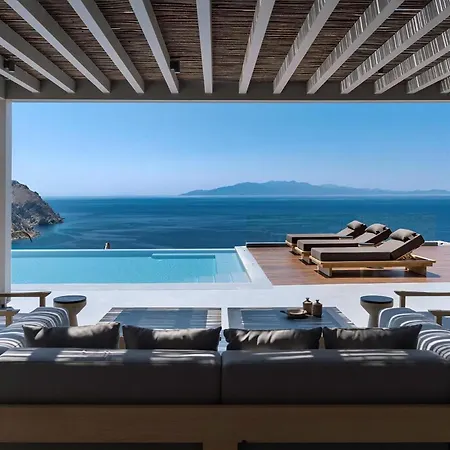 Astounding Mykonos 6 Bedrooms Brandy Private Infinity Pool Stunning Sea Views Elia Villa Elia (Mykonos)