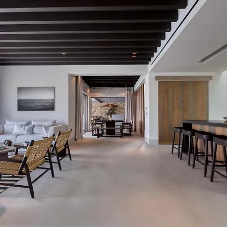 Astounding Mykonos 6 Bedrooms Brandy Private Infinity Pool Stunning Sea Views Elia Villa *