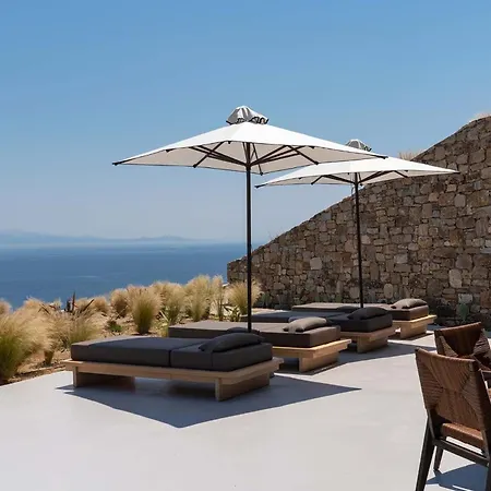 Astounding Mykonos 6 Bedrooms Brandy Private Infinity Pool Stunning Sea Views Elia Villa