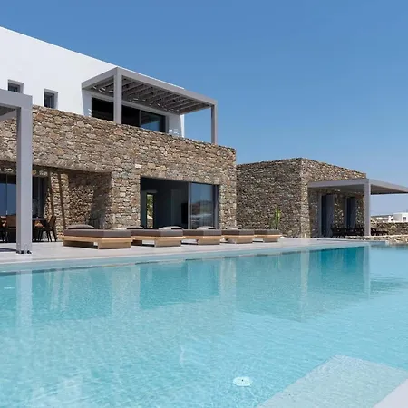Astounding Mykonos 6 Bedrooms Brandy Private Infinity Pool 别墅 *