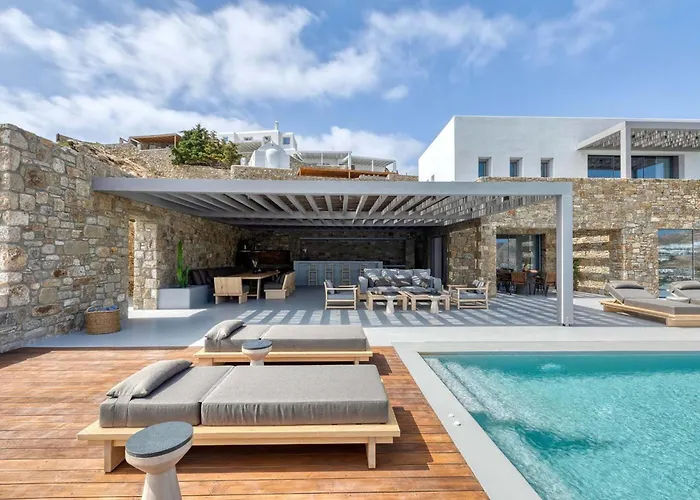 Astounding Mykonos 6 Bedrooms Brandy Private Infinity Pool