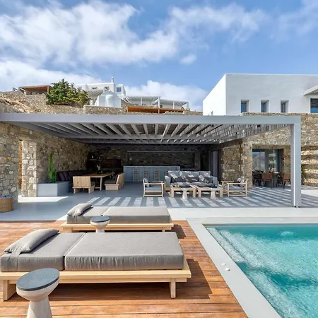 Astounding Mykonos 6 Bedrooms Brandy Private Infinity Pool